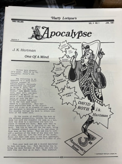 Apocalypse Collection (70 issues) - Harry Lorayne