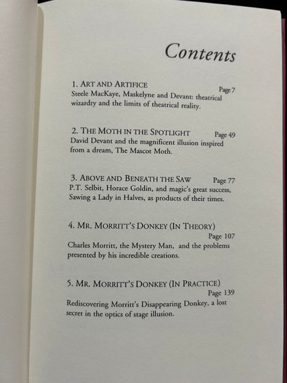 Art and Artifice and other Essays on Illusion - Jim Steinmeyer (Hardcover)