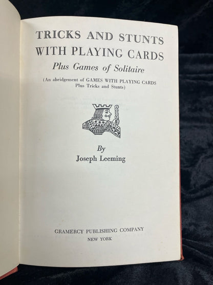 Tricks and Stunts with Playing Cards - Joseph Leeming