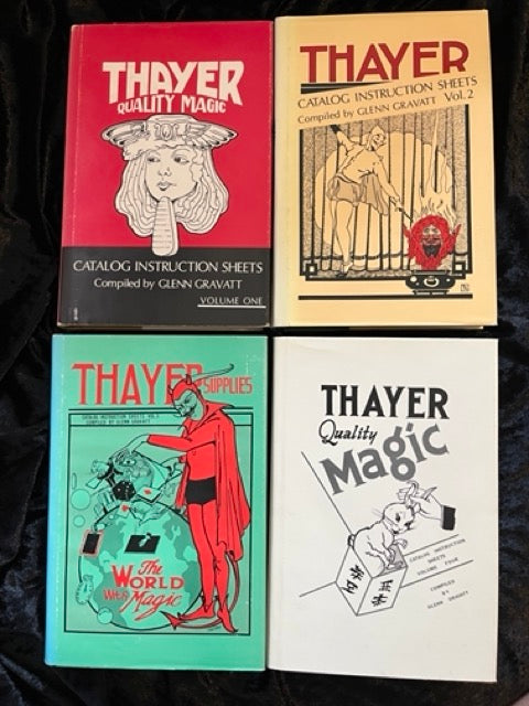 Thayer Quality Magic Catalog Instruction Sheets, Vols.1-4 - Glenn Gravatt