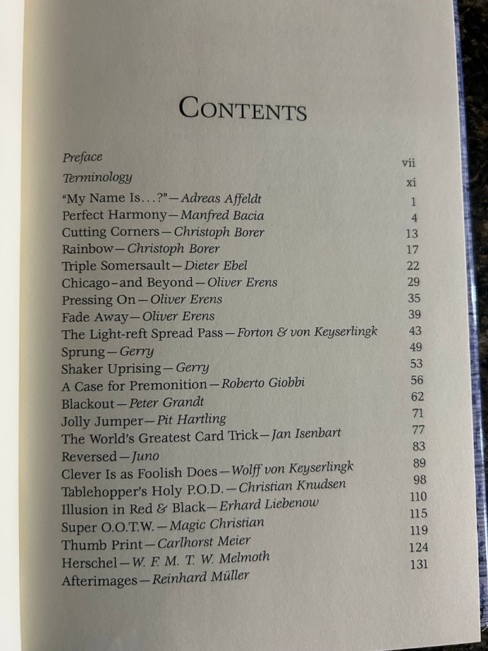 Concertos for Pasteboard - Oliver Erens (LIKE NEW)