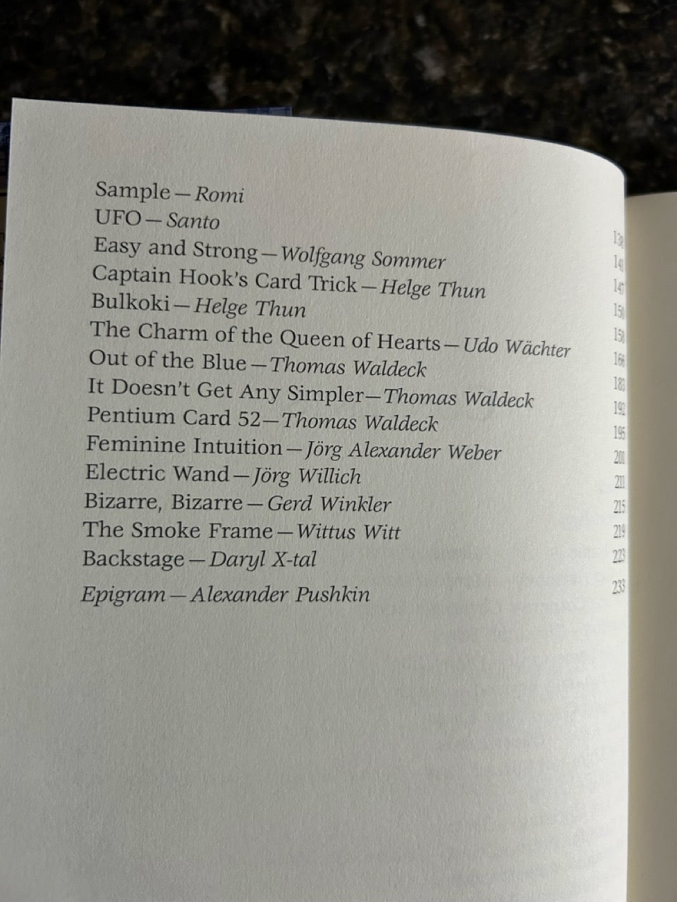 Concertos for Pasteboard - Oliver Erens (LIKE NEW)