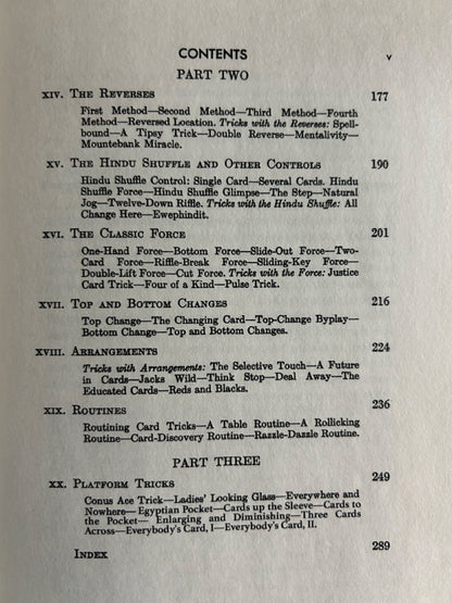 Card Tricks: The Royal Road To Card Magic - Jean Hugard & Frederick Braue (HC w/dj)