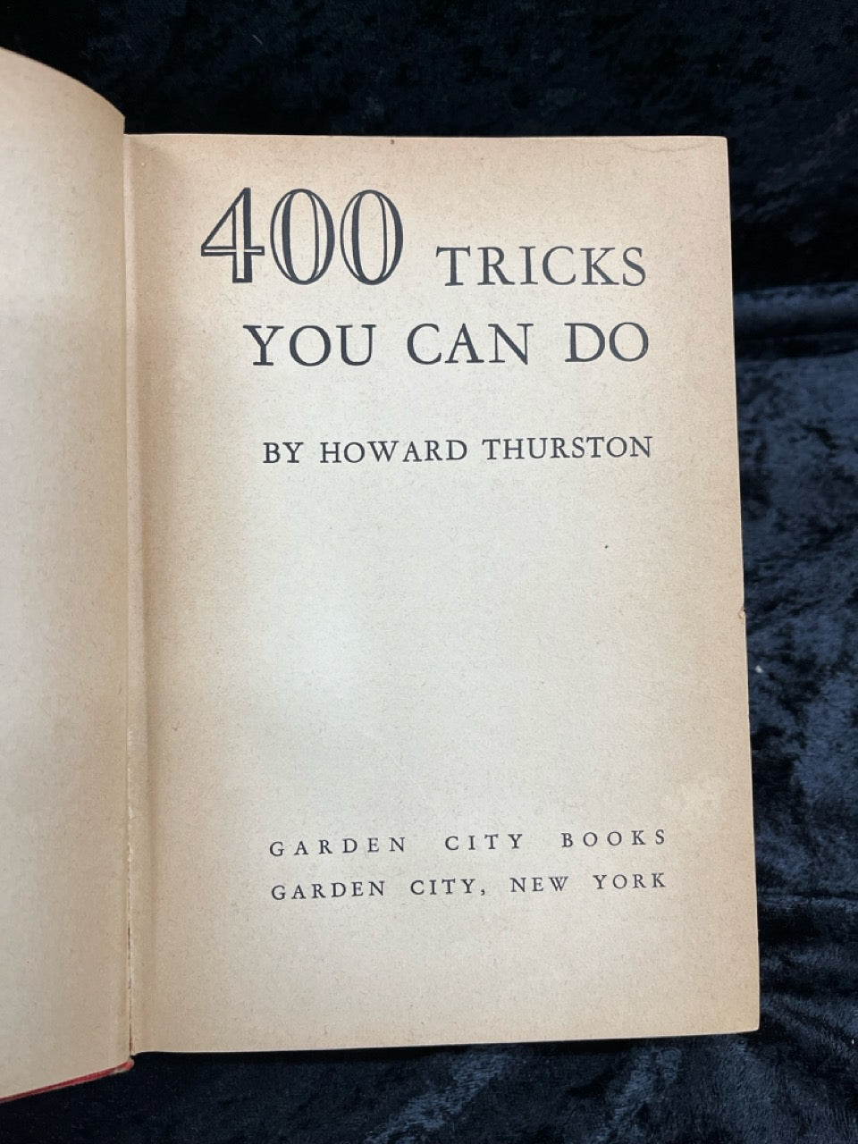 400 Tricks You Can Do - Howard Thurston