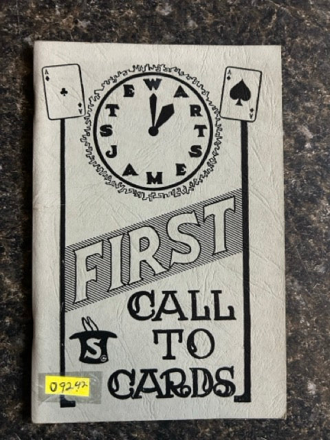 First Call To Cards - Stewart James (USED)