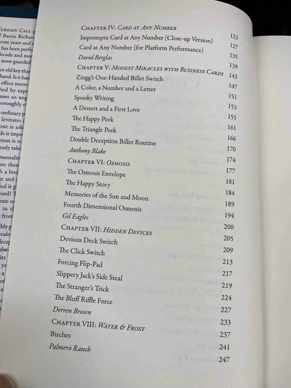 Curtain Call - Barrie Richardson (1st ed.)