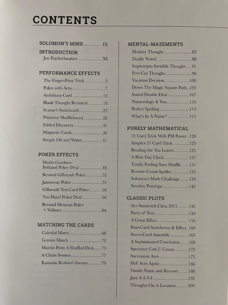 3 David Solomon titles (The Wisdom of Solomon, Solomon's Secrets, Solomon's Mind)