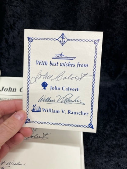 John Calvert, Magic & Adventures Around the World - William V Rauscher (SIGNED & NUMBERED)