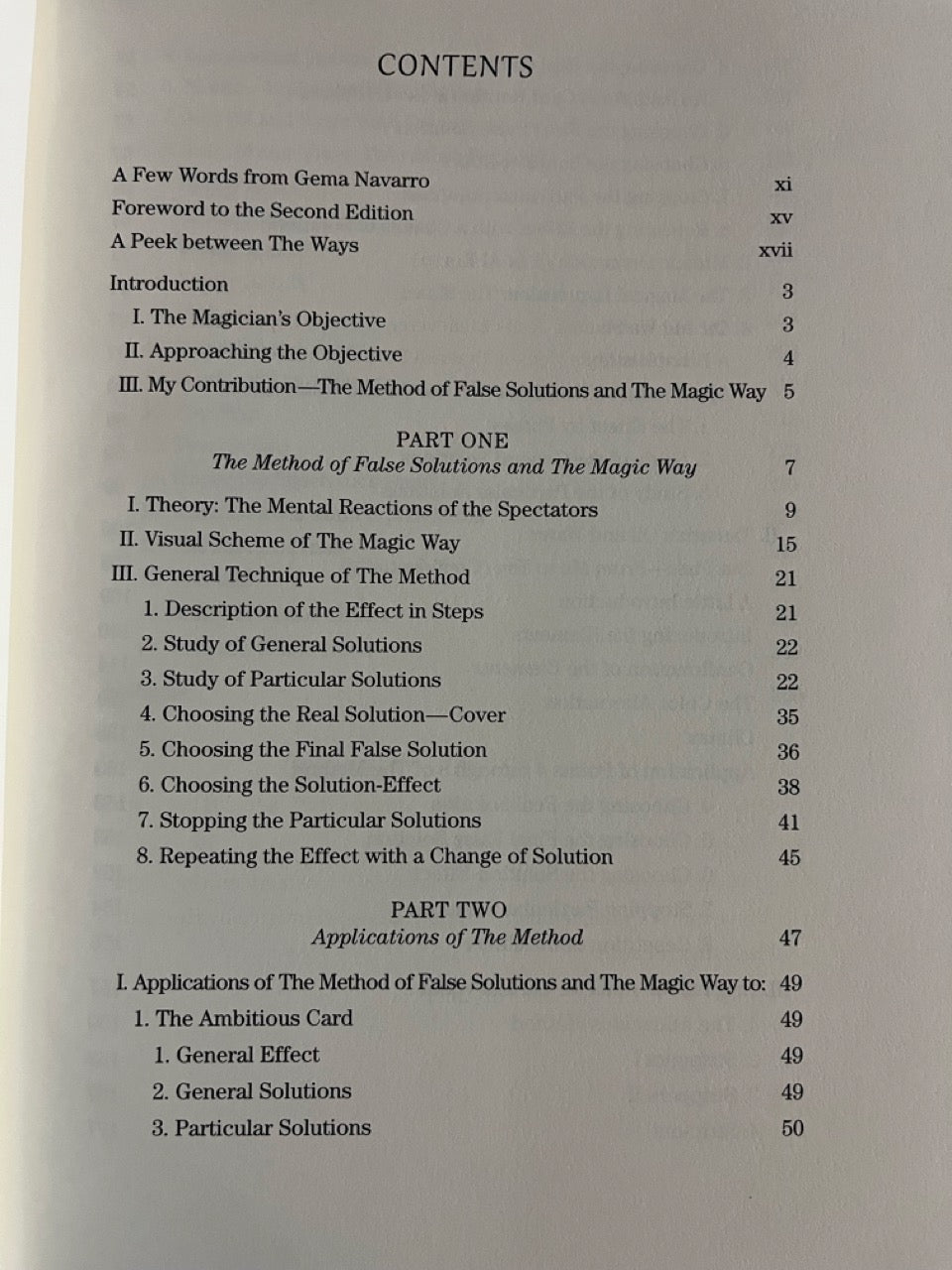 The Magic Way - Juan Tamariz (1st ed.)