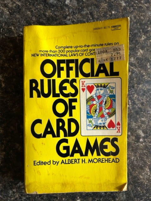 Official Rules of Card Games - Albert H. Morehead
