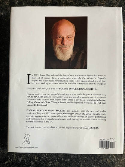 Eugene Burger: Final Secrets - Lawrence Hass
