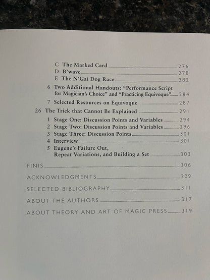 Eugene Burger: Final Secrets - Lawrence Hass