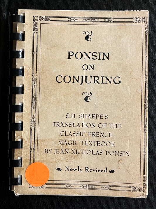 Ponsin on Conjuring - S.H. Sharpe