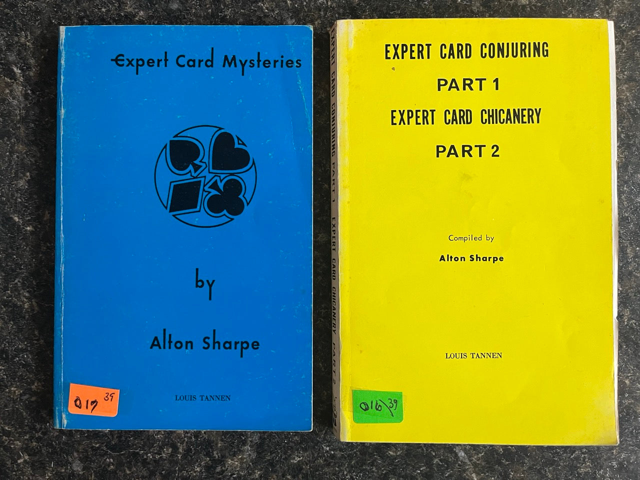 Expert Card Mysteries/Expert Card Conjuring/Expert Card Chicanery - Alton Sharpe