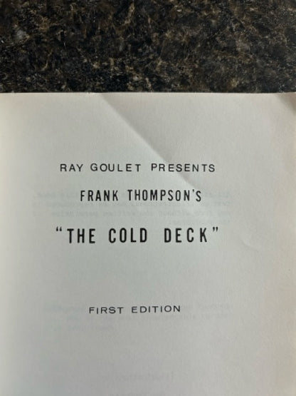 The Cold Deck - Frank Thompson