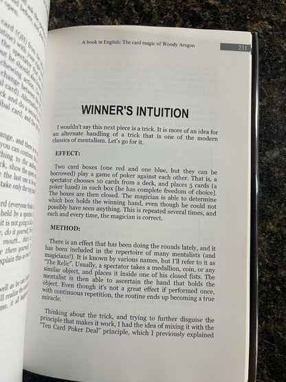 A Book In English - Woody Aragon (LIKE NEW)