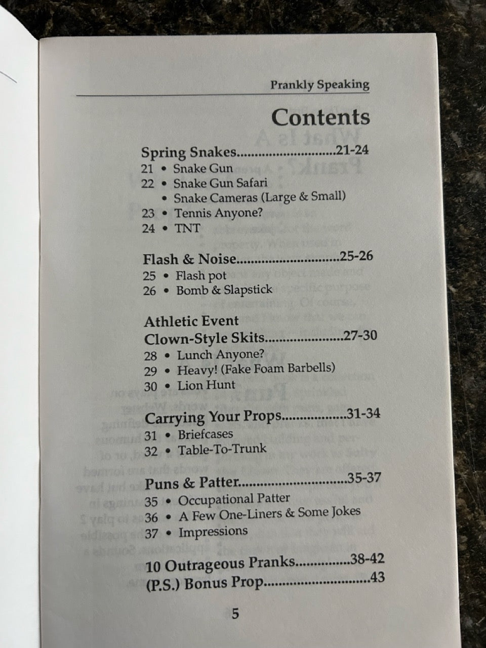 Prankly Speaking - Steve Kissell