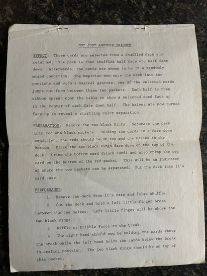 Not Just Another Triumph - Richard Pollack