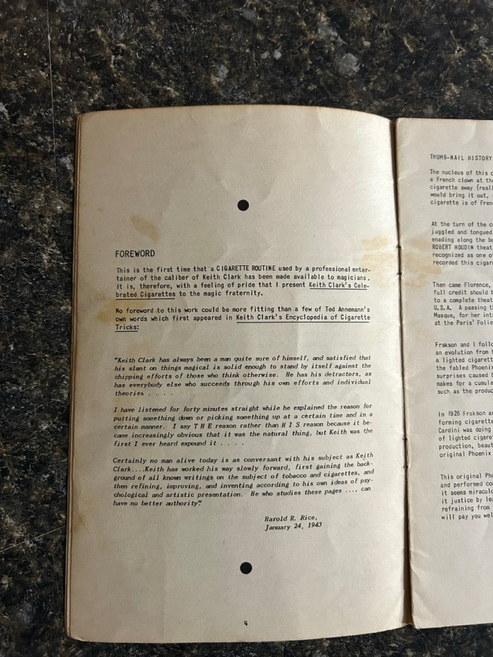 Keith Clark's Celebrated Cigarettes