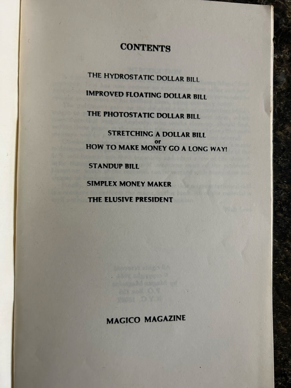 2 Mike Bornstein Money booklets