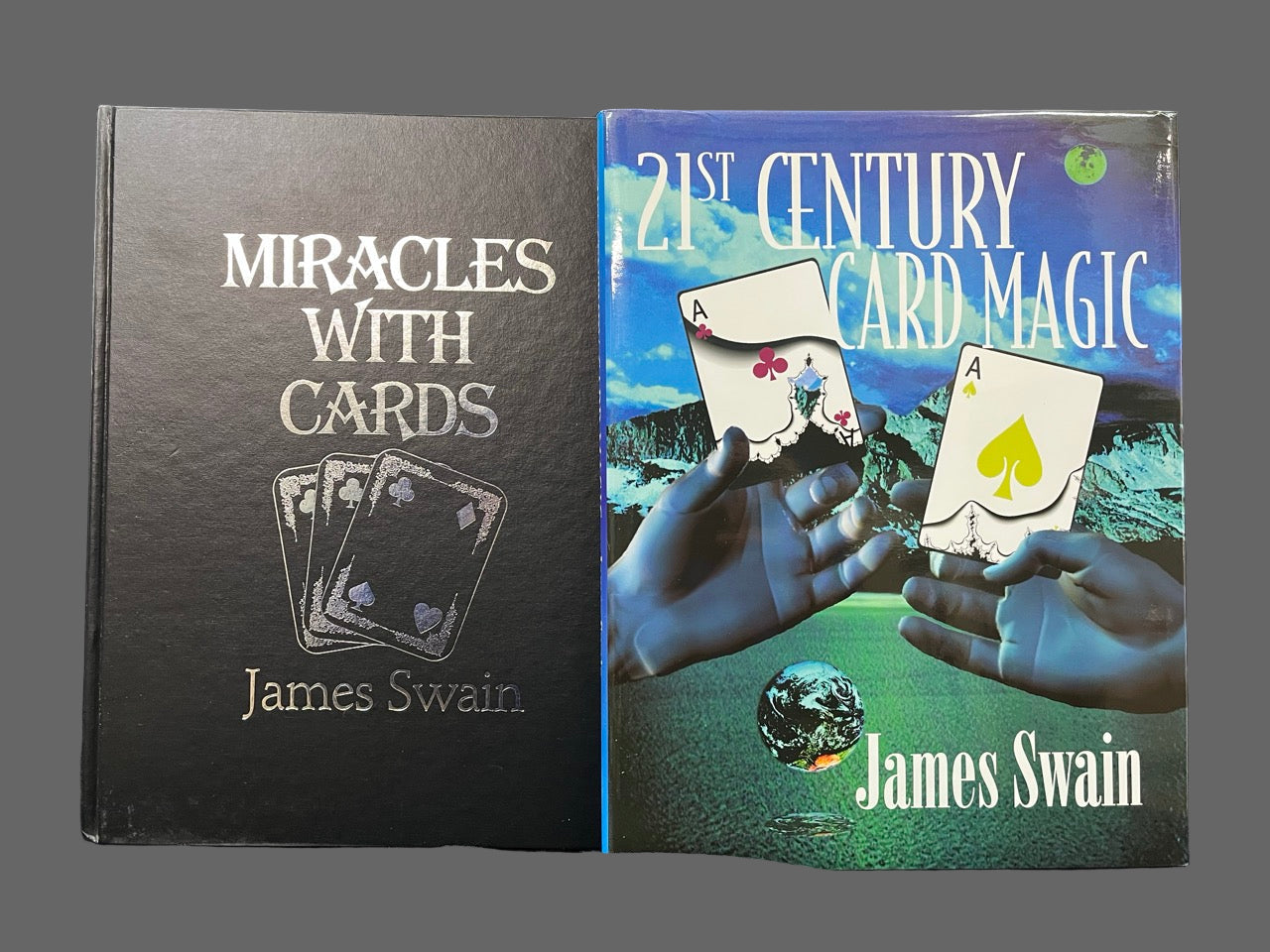 2 James Swain titles (Miracles With Cards, 21st Century Card Magic)