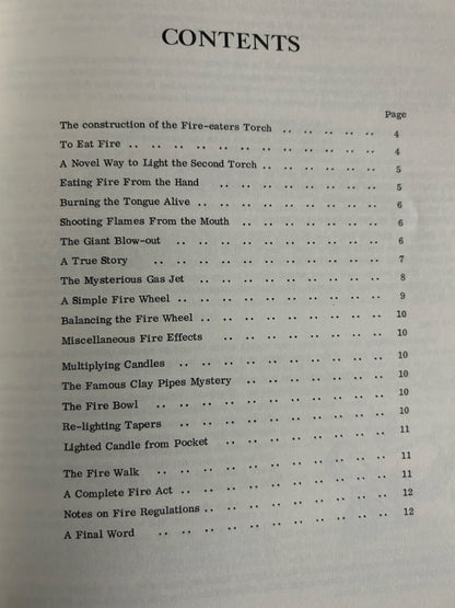 Playing With Fire (Secrets of the Art of Fire Eating) - Kazan