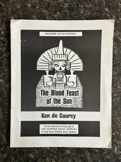 The Blood Feast Of The Sun - Ken de Courcy