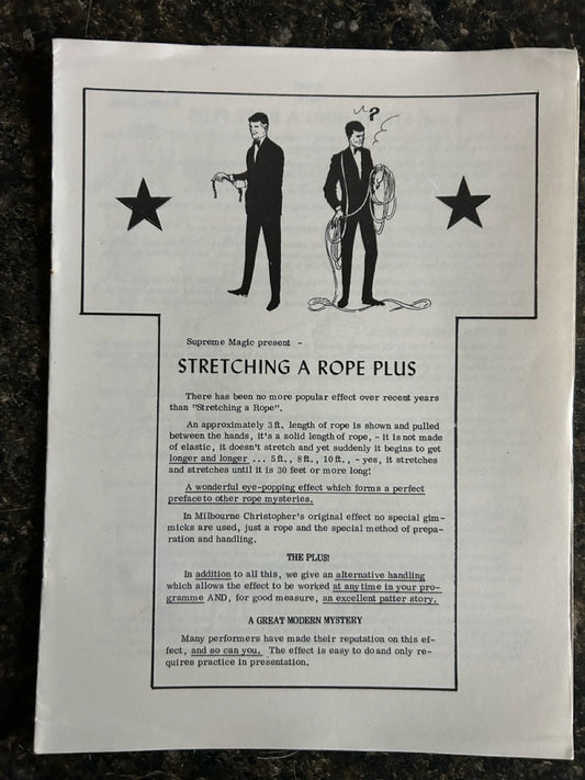 Stretching A Rope Plus - Supreme Magic