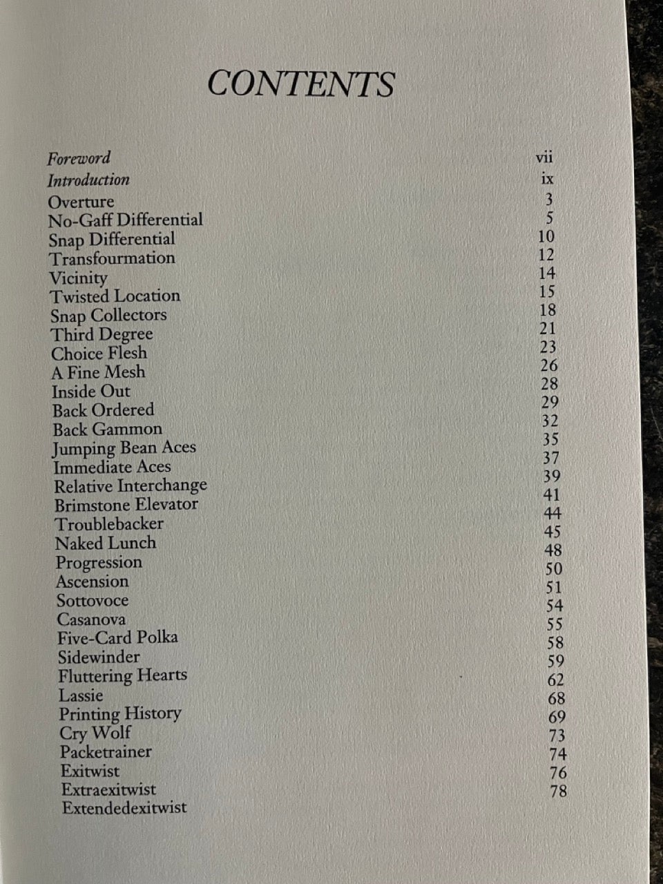 Focus: 60 Selected Card Tricks - Phil Goldstein