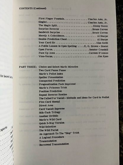 Expert Card Conjuring/Expert Card Chicanery - Alton Sharpe