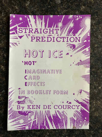 2 Ken de Courcy "Hot Ice" booklets