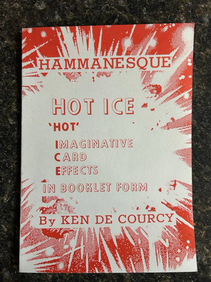 2 Ken de Courcy "Hot Ice" booklets