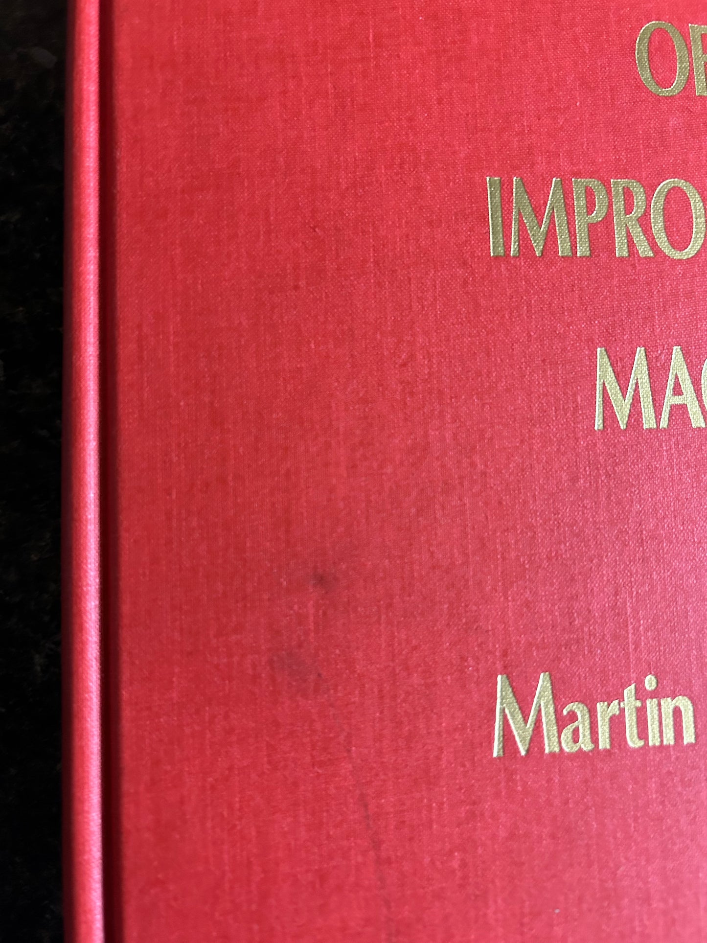 Encyclopedia of Impromptu Magic - Martin Gardner