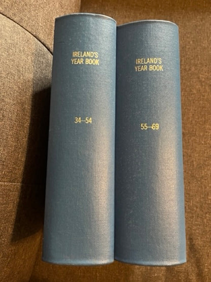 Ireland's Yearbook, Years 1934-1969 (2 Hardbound Volumes)