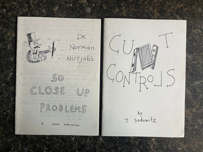 2 Jerry Sadowitz Booklets