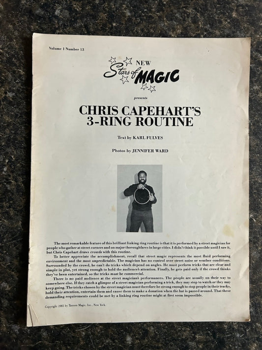 Chris Capehart's 3-Ring Routine - Karl Fulves