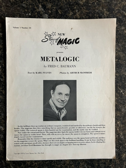 Metalogic - Fred C. Bauman (New Stars of Magic, Vol.1 #10)