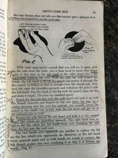 Okito Coin Box Routines - Mohammed Bey (LIKE NEW)