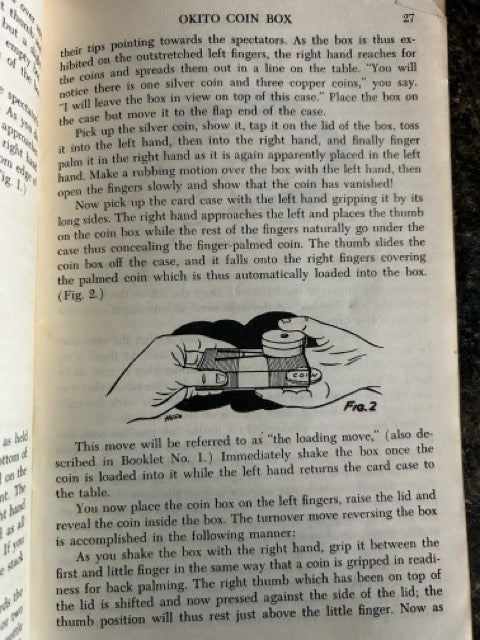 Okito Coin Box Routines - Mohammed Bey (LIKE NEW)