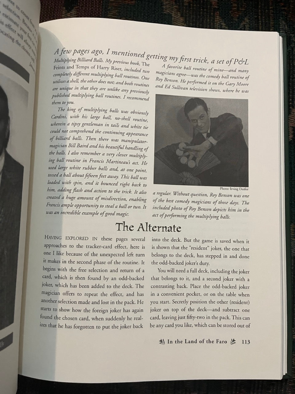 2 Harry Riser Titles (Secrets...Escamoteur, Feints & Temps...)