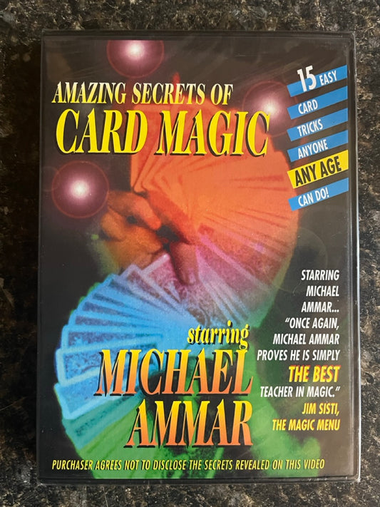 Amazing Secrets of Card Magic - Michael Ammar DVD