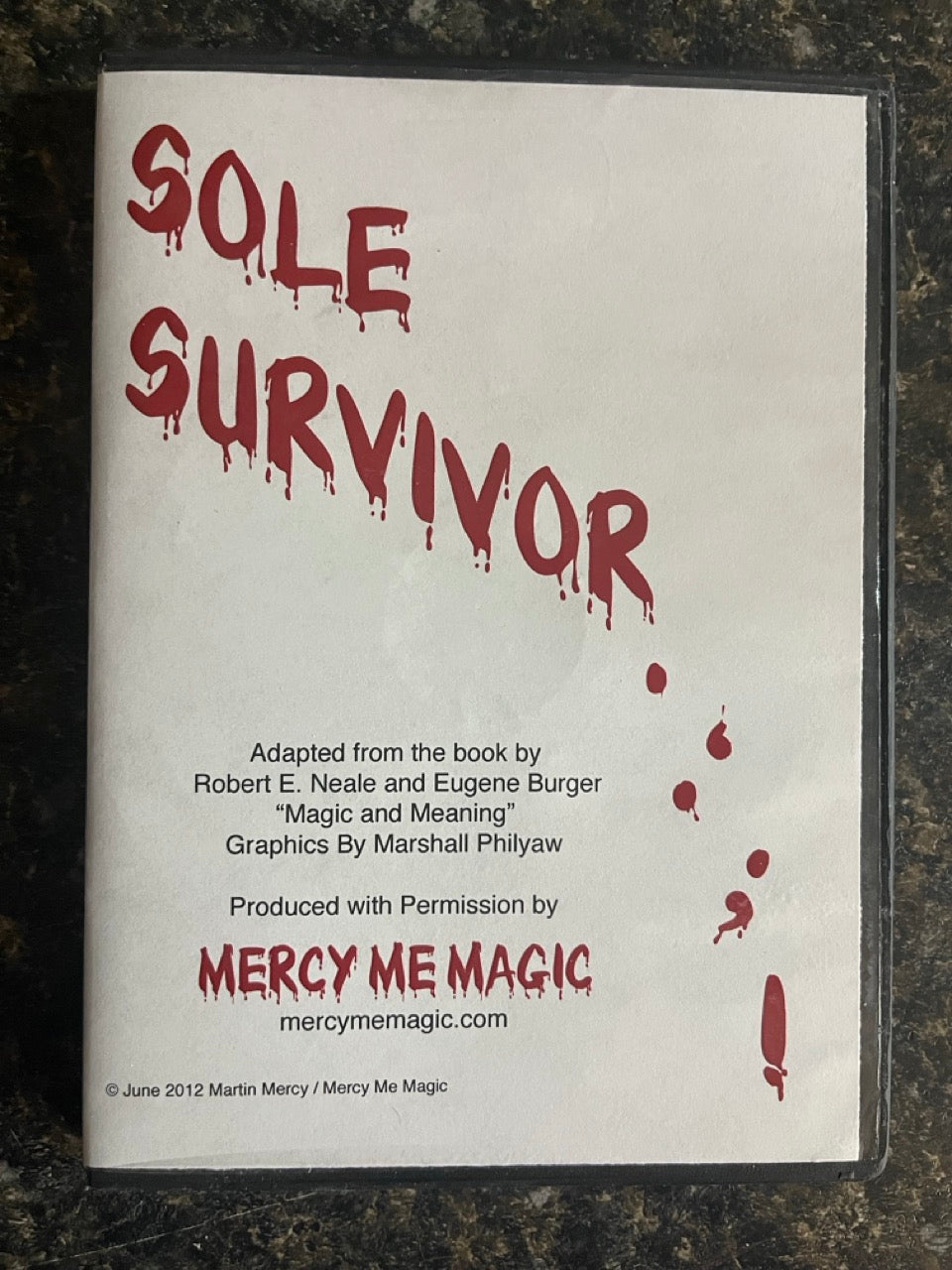 Sole Survivor - Martin Mercy - DVD & Props