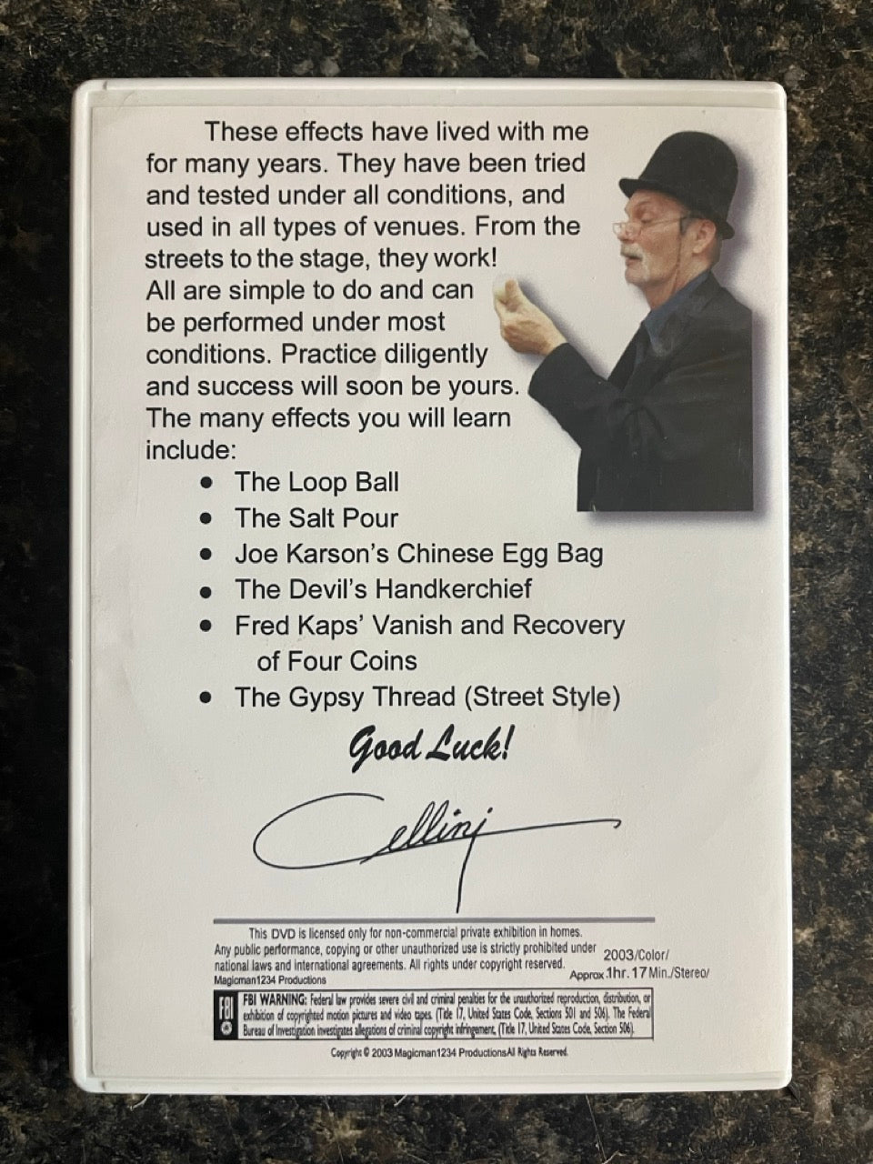 Cellini Presents Magic That Can be Performed Anywhere - DVD