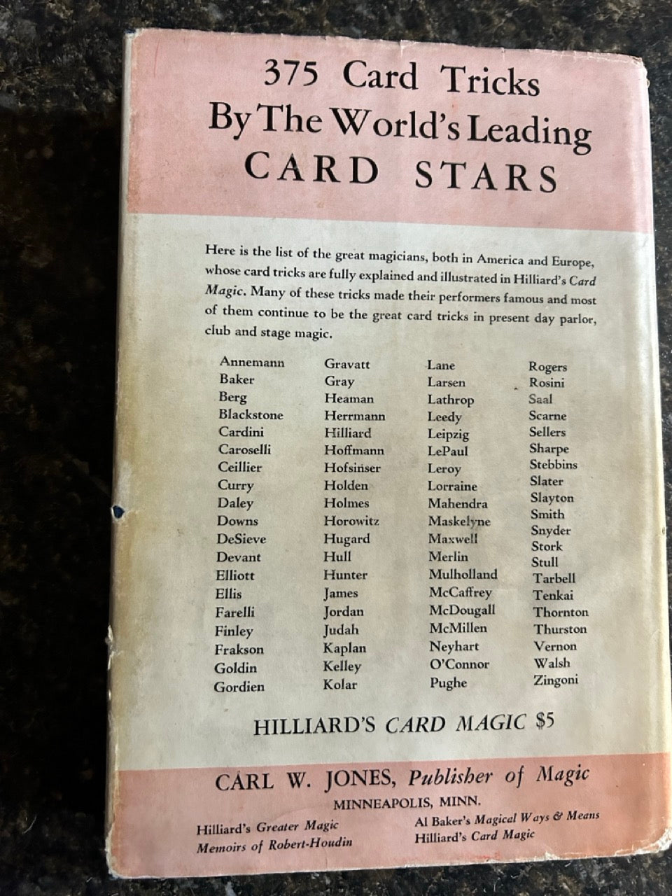 Hilliard's Card Magic - John Hilliard