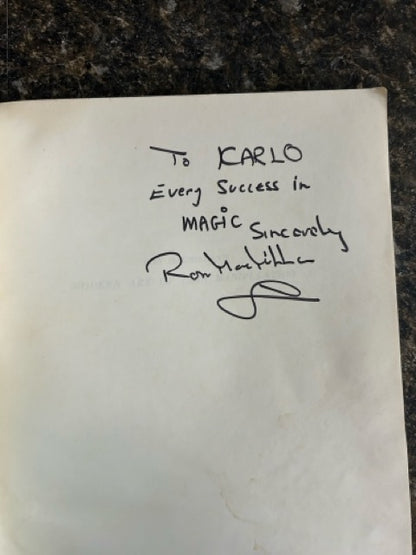 Ron MacMillan's Modern Art of Coin Manipulation - Walt Lees - SIGNED