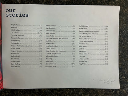 [y]our stories - Stan Allen (Magic Live! 2025 Booklet)