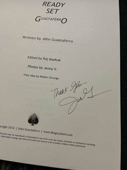 Ready Set GuastaferrO - John Guastaferro - SIGNED
