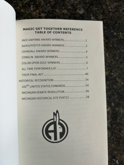 Get Together Reference Book: 2022 Edition Abbott's Magic