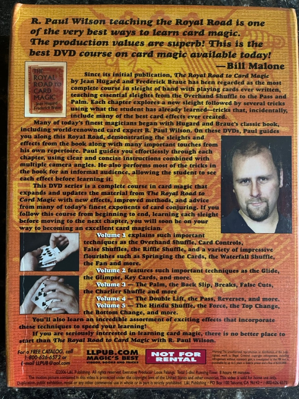 Royal Road to Card Magic - R. Paul Wilson - 5 DVD Set