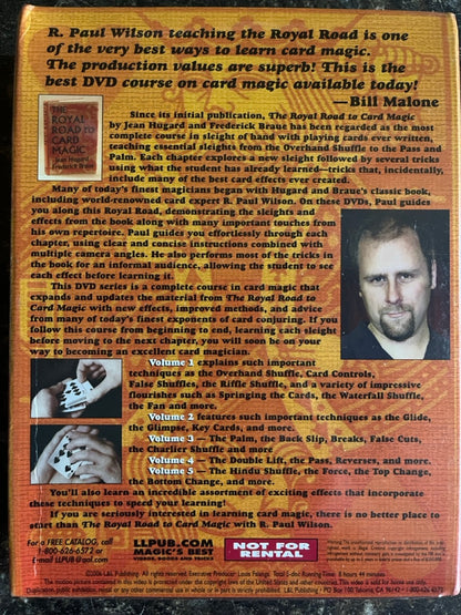 Royal Road to Card Magic - R. Paul Wilson - 5 DVD Set
